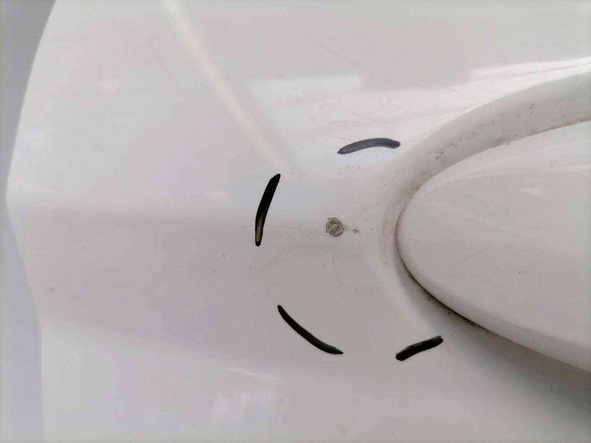 Ford Fiesta JA8 original Tür vorn rechts Fahrertür 3-Türer Frostweiß Bj.2009